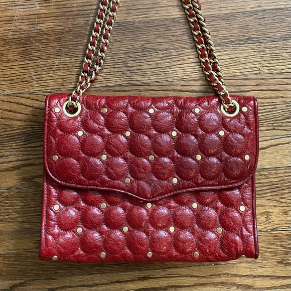 Quilted Leather Rebecca Minkoff Convertible Bag - Picture 1 of 5